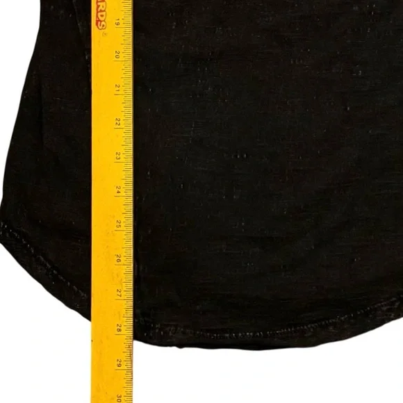 Free People Luna Long Sleeved Top in Washed Black - Picture 9 of 11